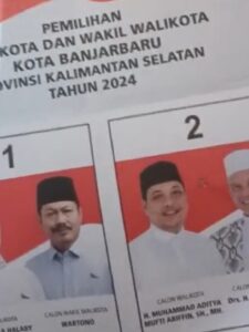 LEKEM Kalimantan Soroti Suara Paslon 02 Aditya-Said Pemenang Di Pilwali Banjarbaru Dianggap Tidak Sah